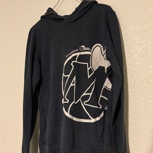 Men's Black Graphic Hoodie
